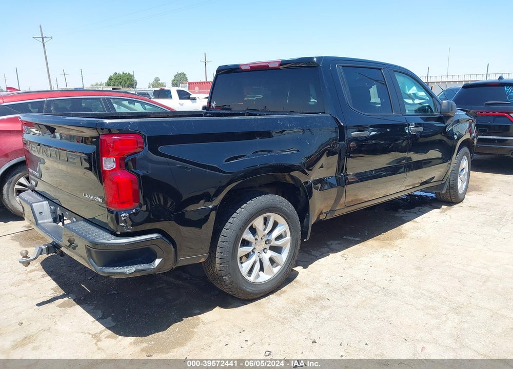 2021 CHEVROLET SILVERADO 1500 2WD SHORT BED CUSTOM VIN: 1GCPWBEK0MZ179869
