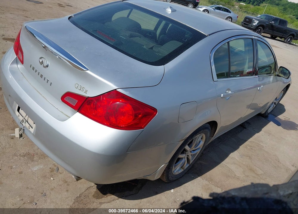 2007 INFINITI G35X VIN: JNKBV61F07M801660