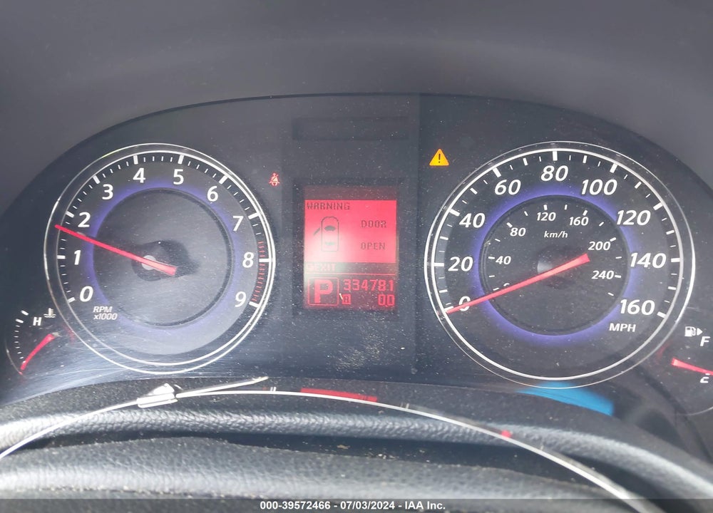 2007 INFINITI G35X VIN: JNKBV61F07M801660