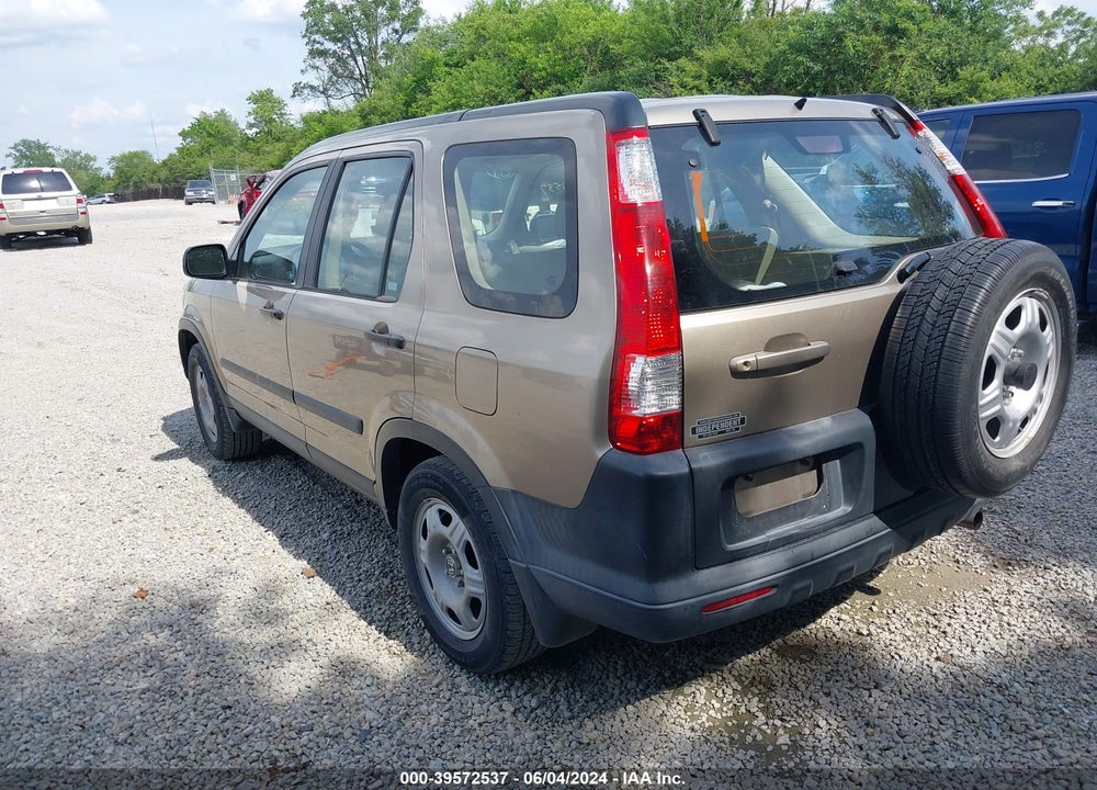 2006 HONDA CR-V LX VIN: SHSRD78536U431231