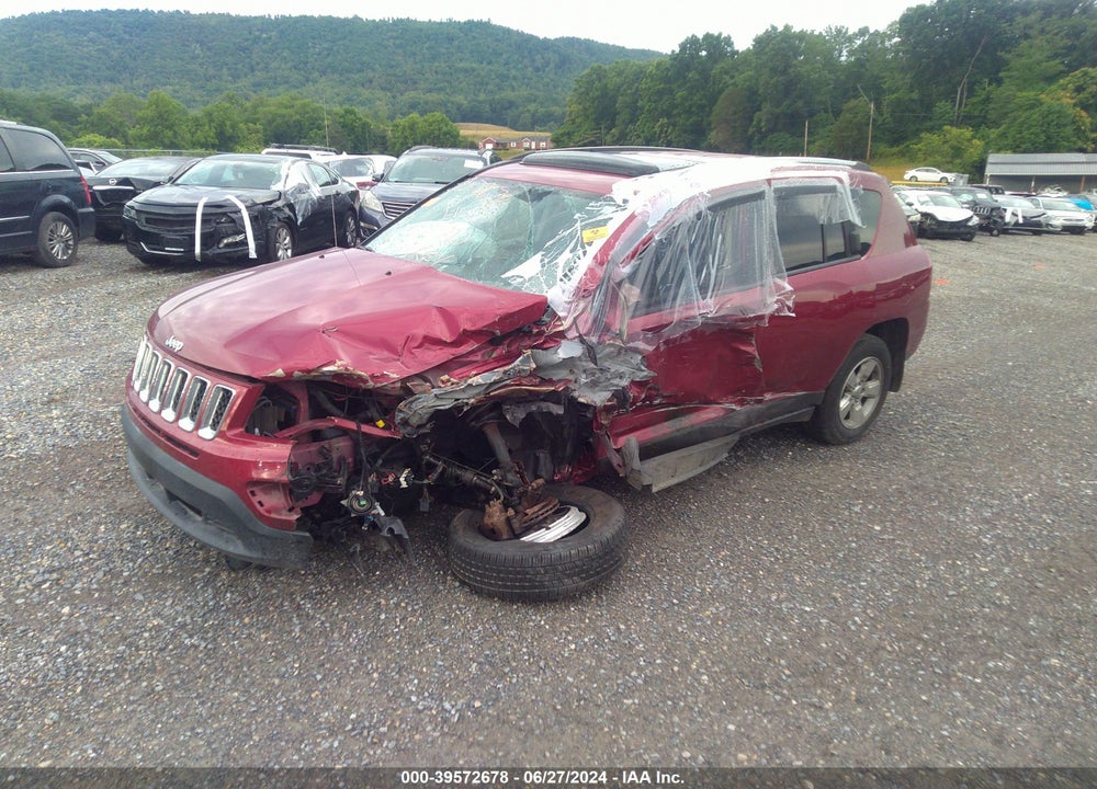 2014 JEEP COMPASS SPORT VIN: 1C4NJCBA1ED618907