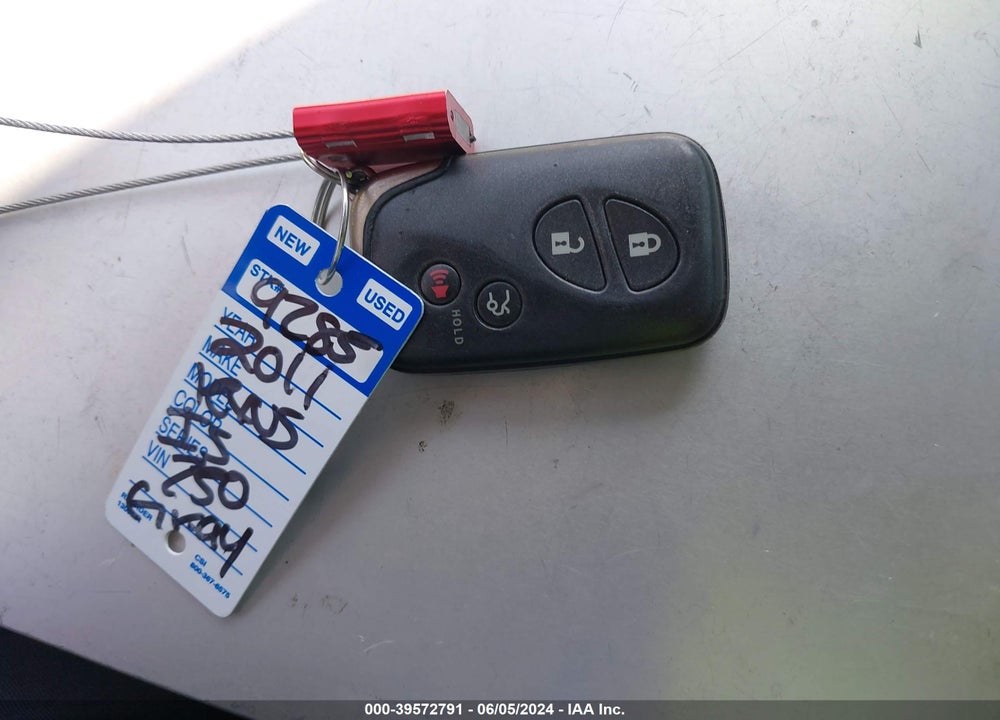 2011 LEXUS IS 250 VIN: JTHBF5C20B5129913