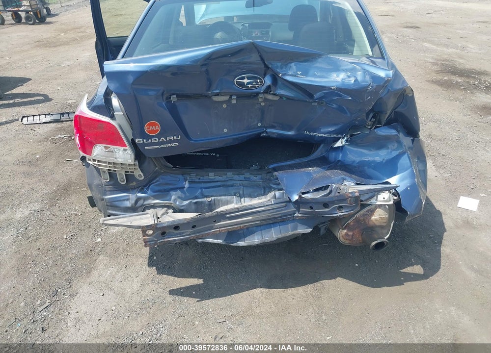 2012 SUBARU IMPREZA 2.0I PREMIUM VIN: JF1GJAB66CG026414