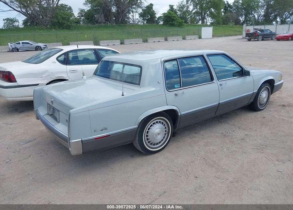 1989 CADILLAC DEVILLE VIN: 1G6CD5157K4275338