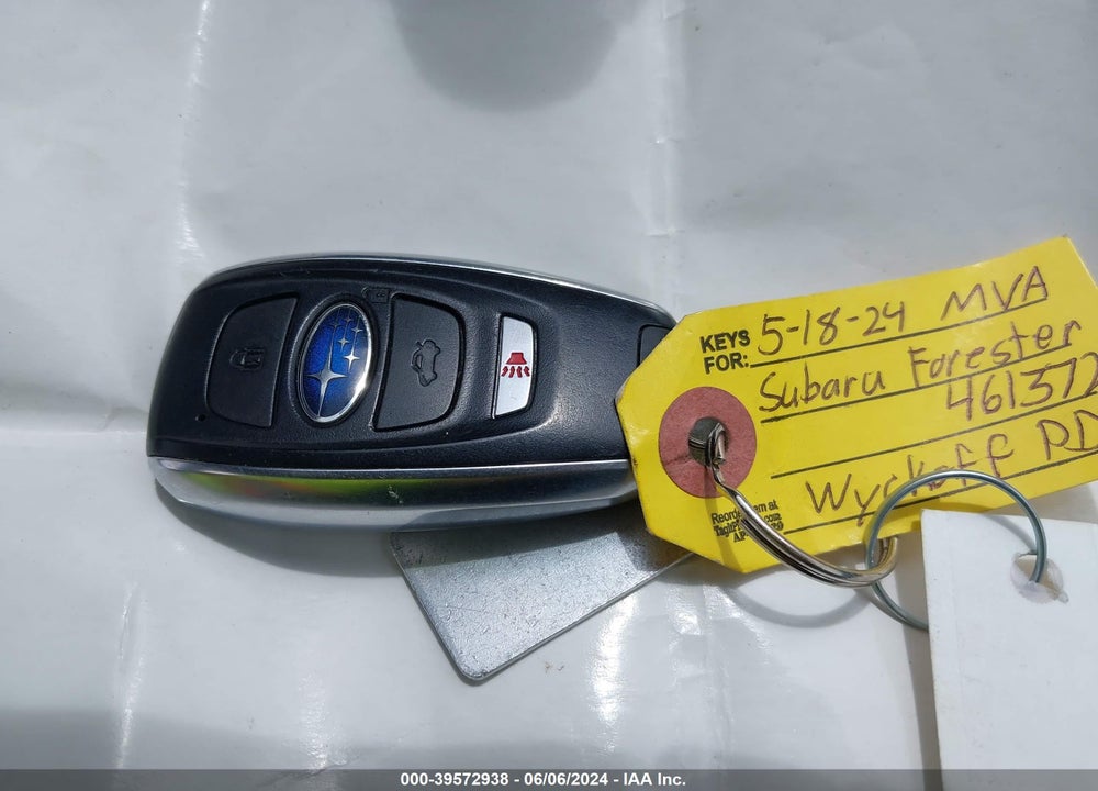 2019 SUBARU FORESTER LIMITED VIN: JF2SKASC8KH461372