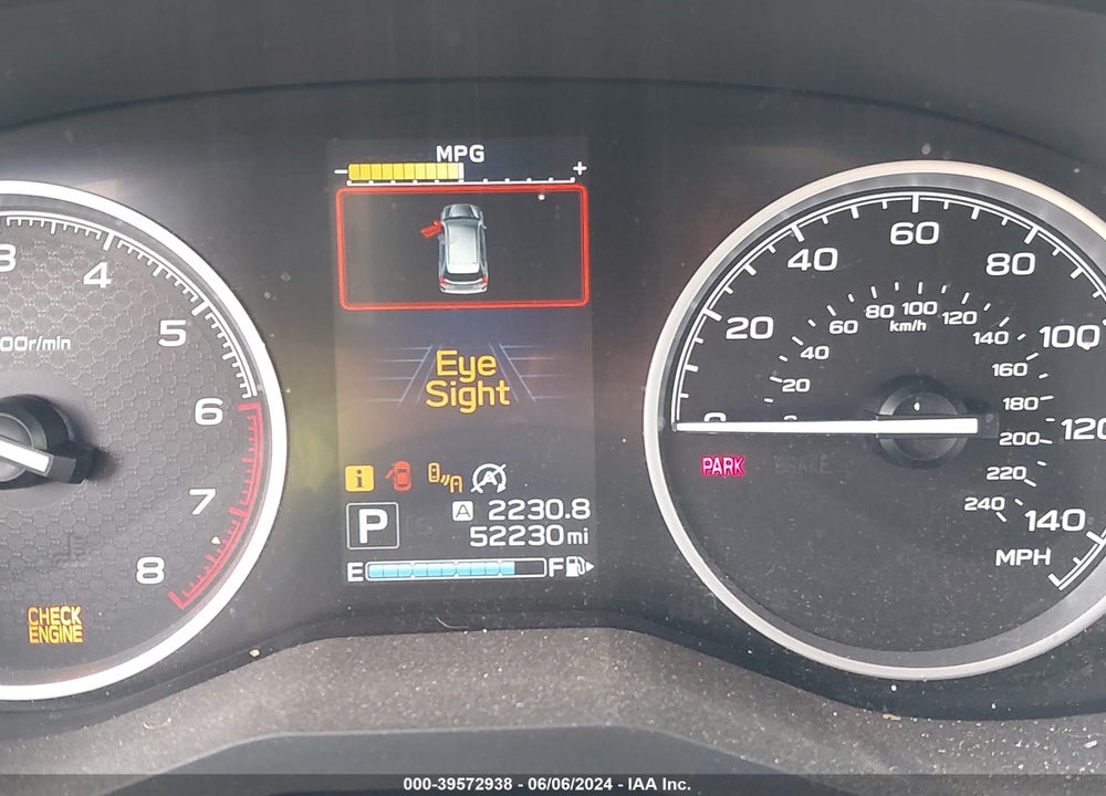 2019 SUBARU FORESTER LIMITED VIN: JF2SKASC8KH461372