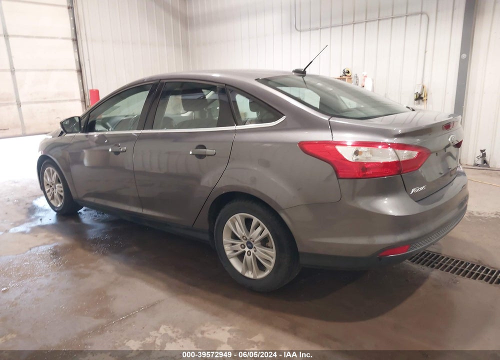 2012 FORD FOCUS SEL VIN: 1FAHP3H27CL222212