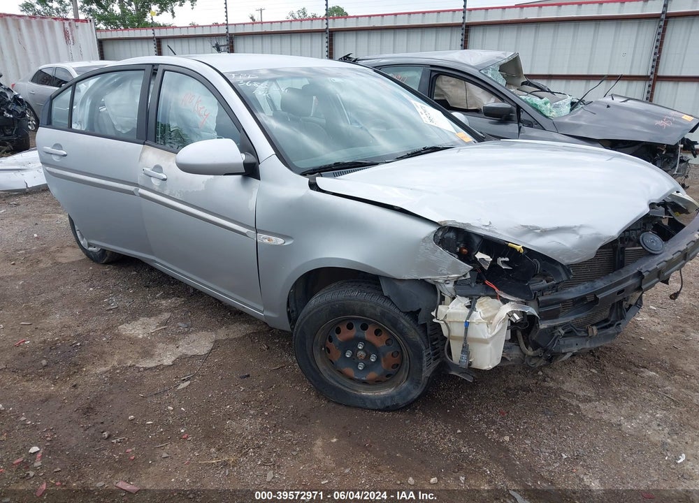 2007 HYUNDAI ACCENT GLS VIN: KMHCN46C77U123395