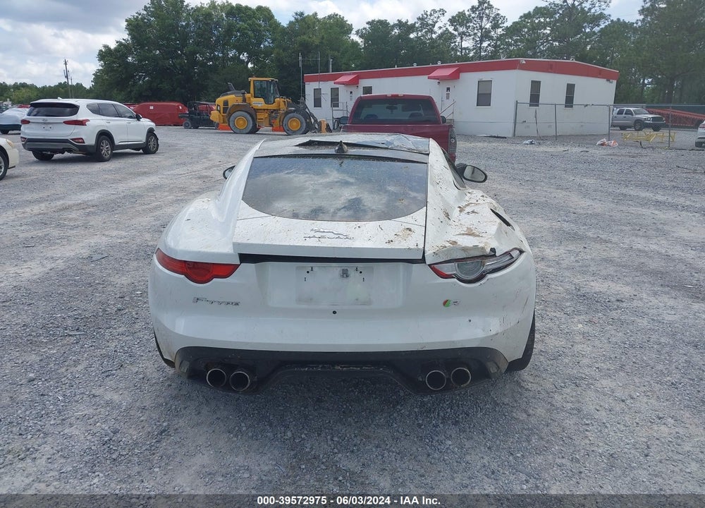 2015 JAGUAR F-TYPE R VIN: SAJWA6DA7FMK11678