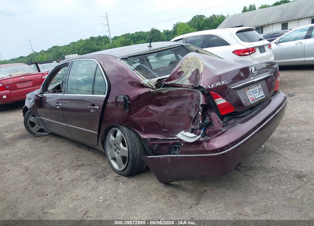 2006 LEXUS LS 430 VIN: JTHBN36F665051245