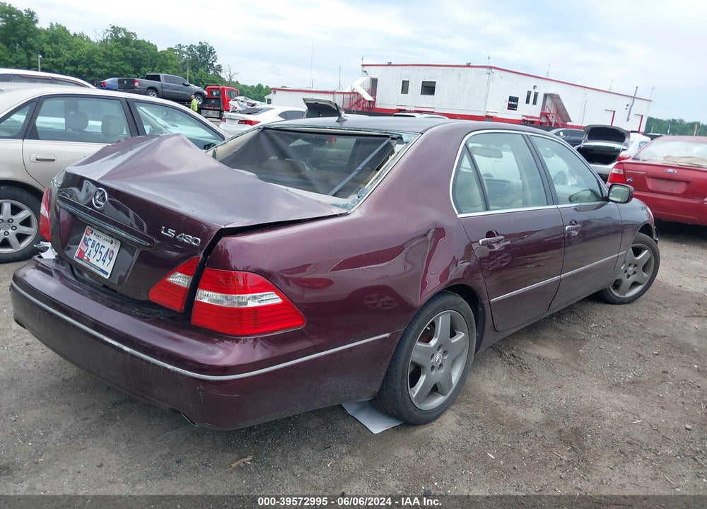 2006 LEXUS LS 430 VIN: JTHBN36F665051245