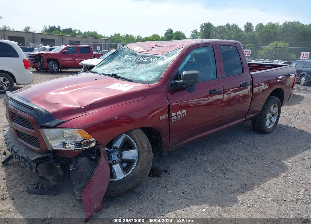 2019 RAM 1500 CLASSIC EXPRESS QUAD CAB 4X4 6'4 BOX VIN: 1C6RR7FT4KS504167