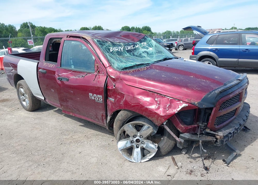 2019 RAM 1500 CLASSIC EXPRESS QUAD CAB 4X4 6'4 BOX VIN: 1C6RR7FT4KS504167