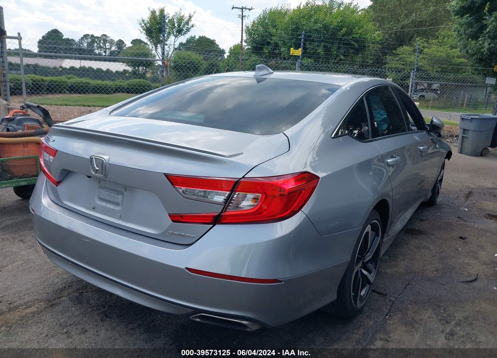 2019 HONDA ACCORD SPORT VIN: 1HGCV1F36KA170755