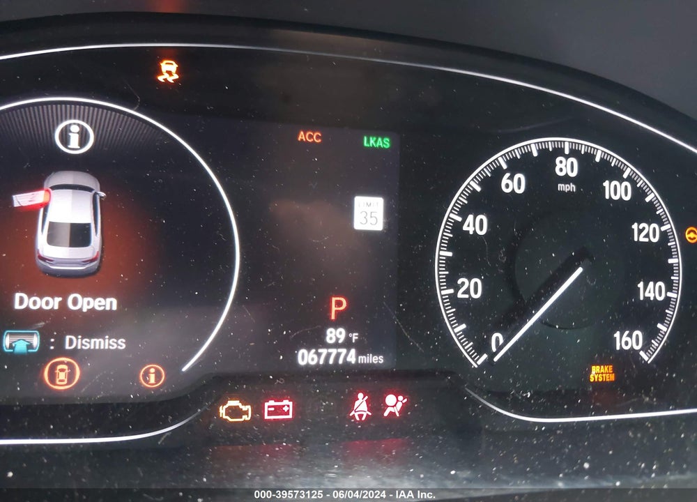 2019 HONDA ACCORD SPORT VIN: 1HGCV1F36KA170755
