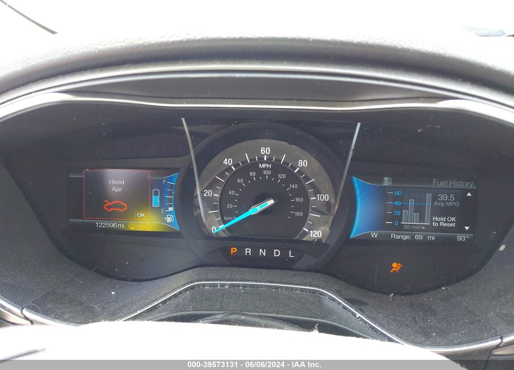 2018 FORD FUSION HYBRID SE VIN: 3FA6P0LU5JR172231