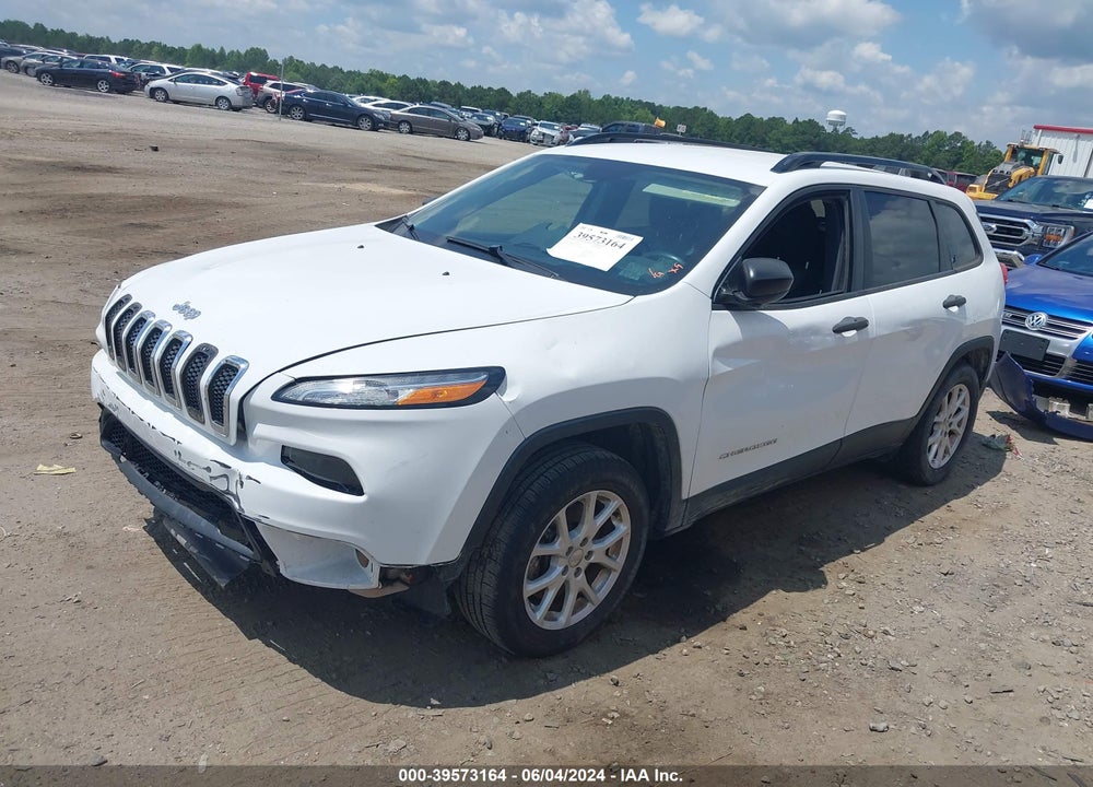 2016 JEEP CHEROKEE SPORT VIN: 1C4PJMAB1GW271904