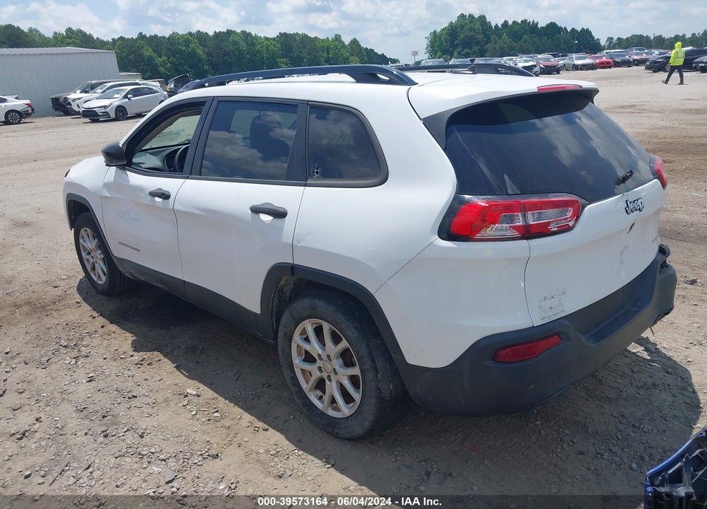 2016 JEEP CHEROKEE SPORT VIN: 1C4PJMAB1GW271904