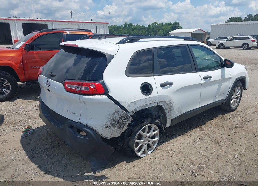 2016 JEEP CHEROKEE SPORT VIN: 1C4PJMAB1GW271904