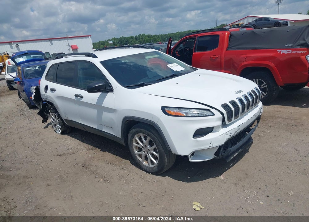 2016 JEEP CHEROKEE SPORT VIN: 1C4PJMAB1GW271904