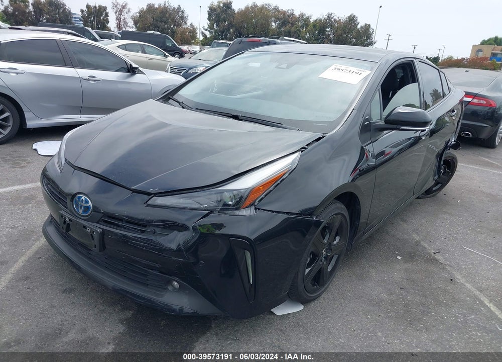 2022 TOYOTA PRIUS NIGHTSHADE EDITION VIN: JTDKAMFU3N3161987