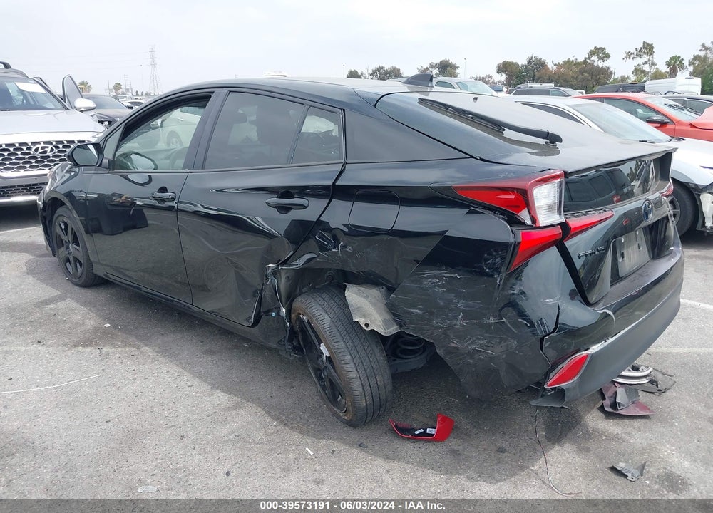 2022 TOYOTA PRIUS NIGHTSHADE EDITION VIN: JTDKAMFU3N3161987