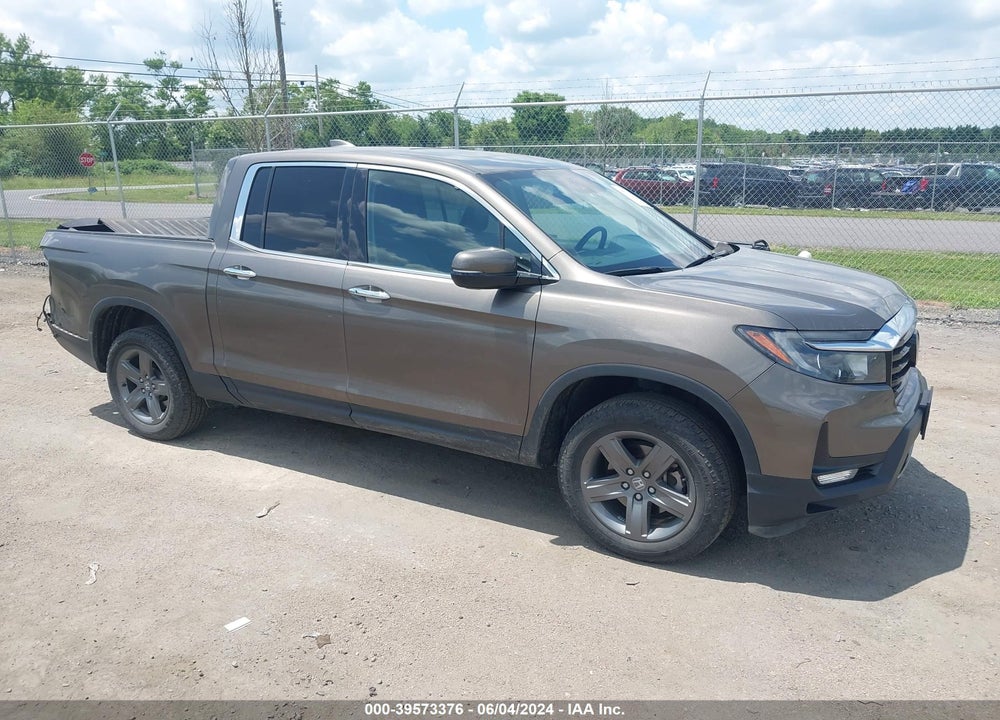 2022 HONDA RIDGELINE RTL-E VIN: 5FPYK3F72NB024335