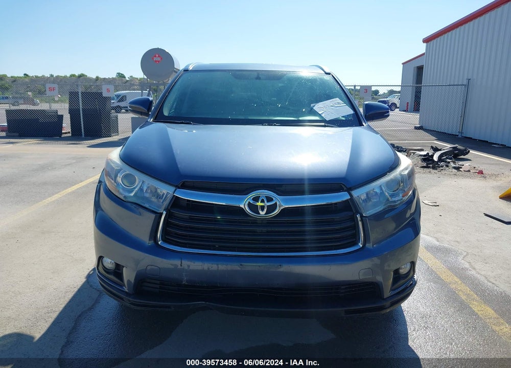 2015 TOYOTA HIGHLANDER XLE V6 VIN: 5TDJKRFH0FS124887