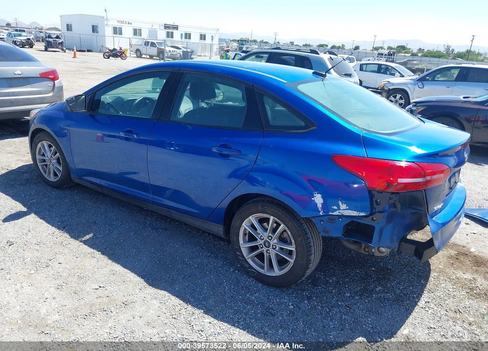 2018 FORD FOCUS SE VIN: 1FADP3FEXJL278413