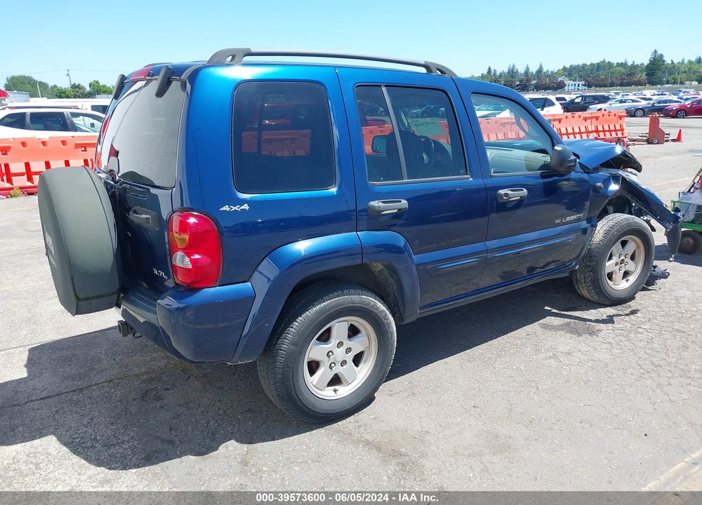 2002 JEEP LIBERTY LIMITED EDITION VIN: 1J8GL58K02W246497