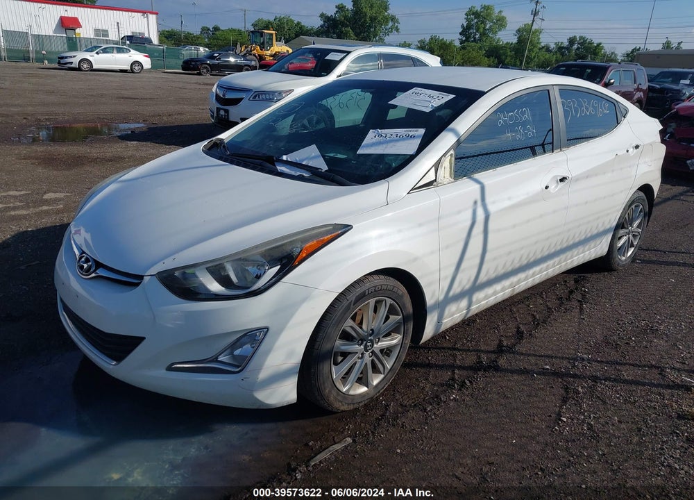 2014 HYUNDAI ELANTRA SE VIN: 5NPDH4AEXEH471725