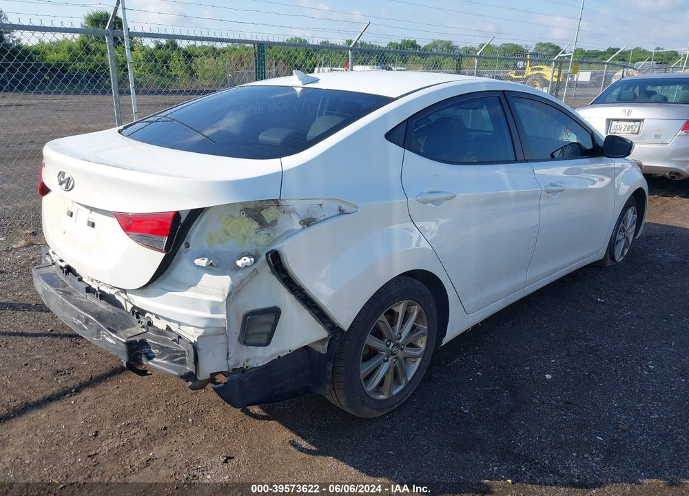 2014 HYUNDAI ELANTRA SE VIN: 5NPDH4AEXEH471725