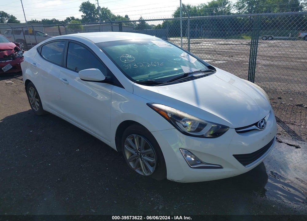 2014 HYUNDAI ELANTRA SE VIN: 5NPDH4AEXEH471725