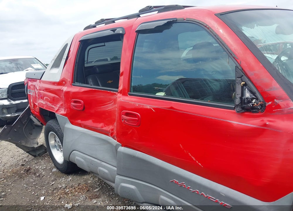 2002 CHEVROLET AVALANCHE 1500 VIN: 3GNEK13T52G223099