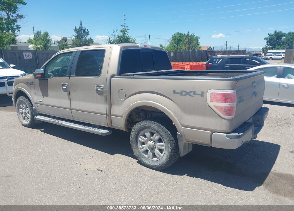 2011 FORD F-150 LARIAT VIN: 1FTFW1ET9BKD87673