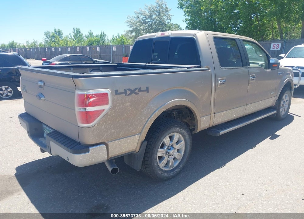 2011 FORD F-150 LARIAT VIN: 1FTFW1ET9BKD87673