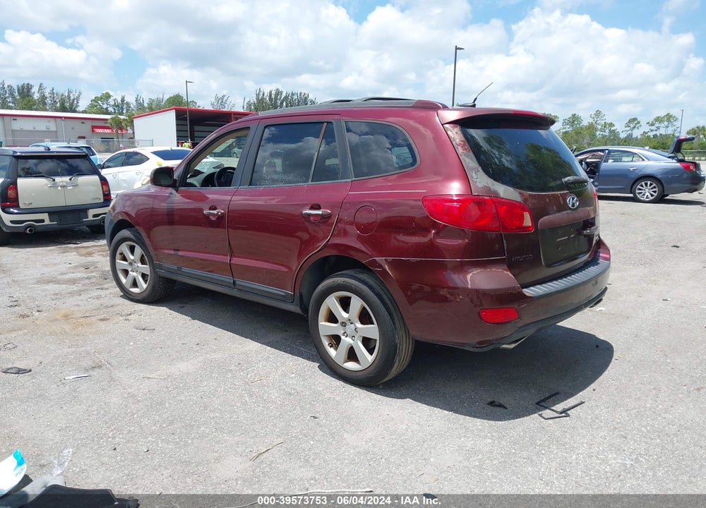 2007 HYUNDAI SANTA FE LIMITED/SE VIN: 5NMSH73E77H059803