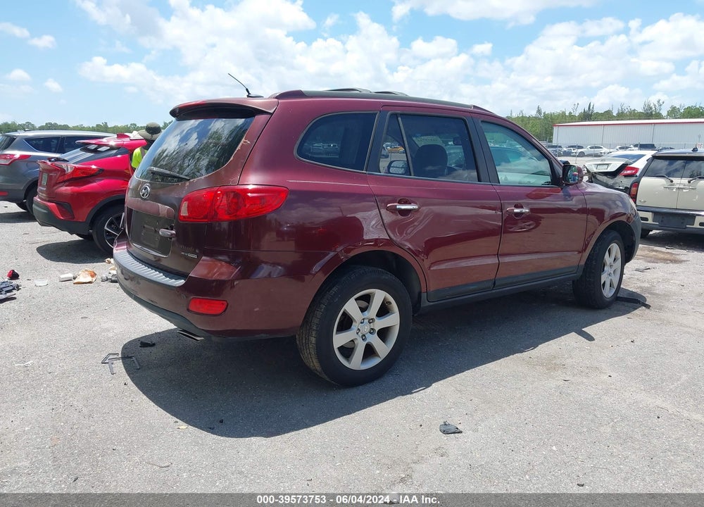 2007 HYUNDAI SANTA FE LIMITED/SE VIN: 5NMSH73E77H059803