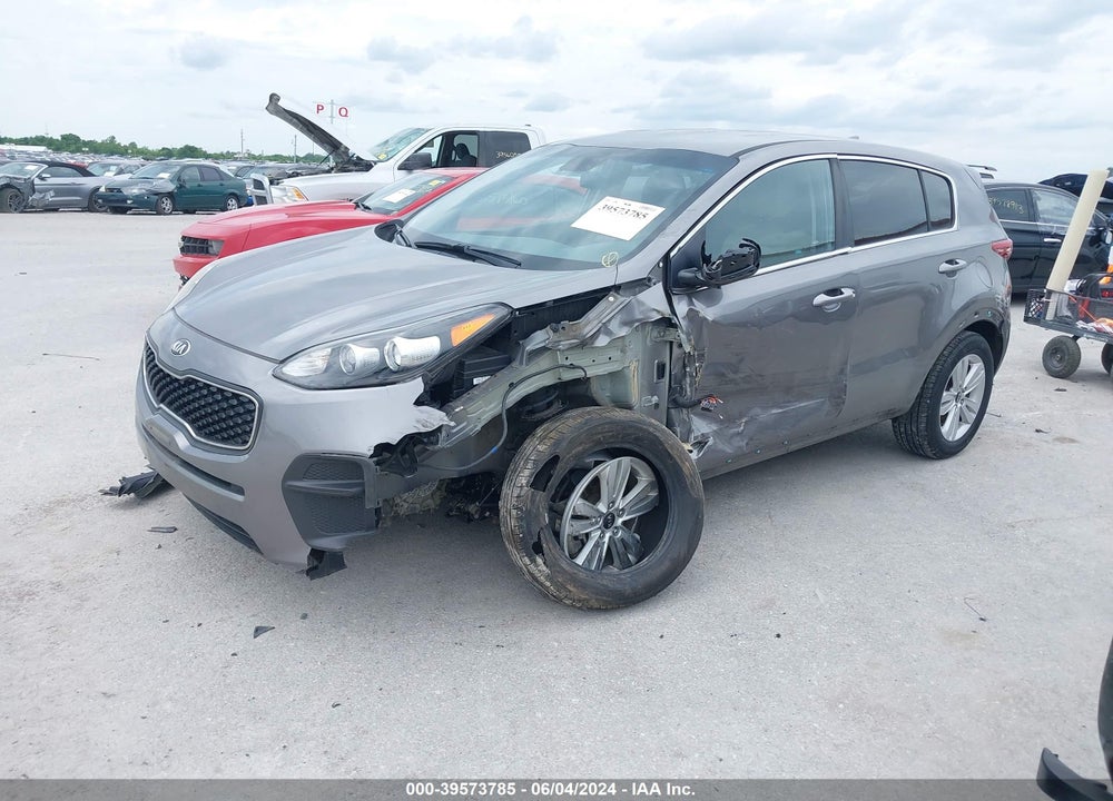 2018 KIA SPORTAGE LX VIN: KNDPM3AC9J7474969