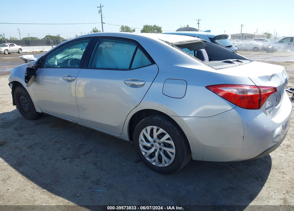 2019 TOYOTA COROLLA LE VIN: 5YFBURHE5KP896788