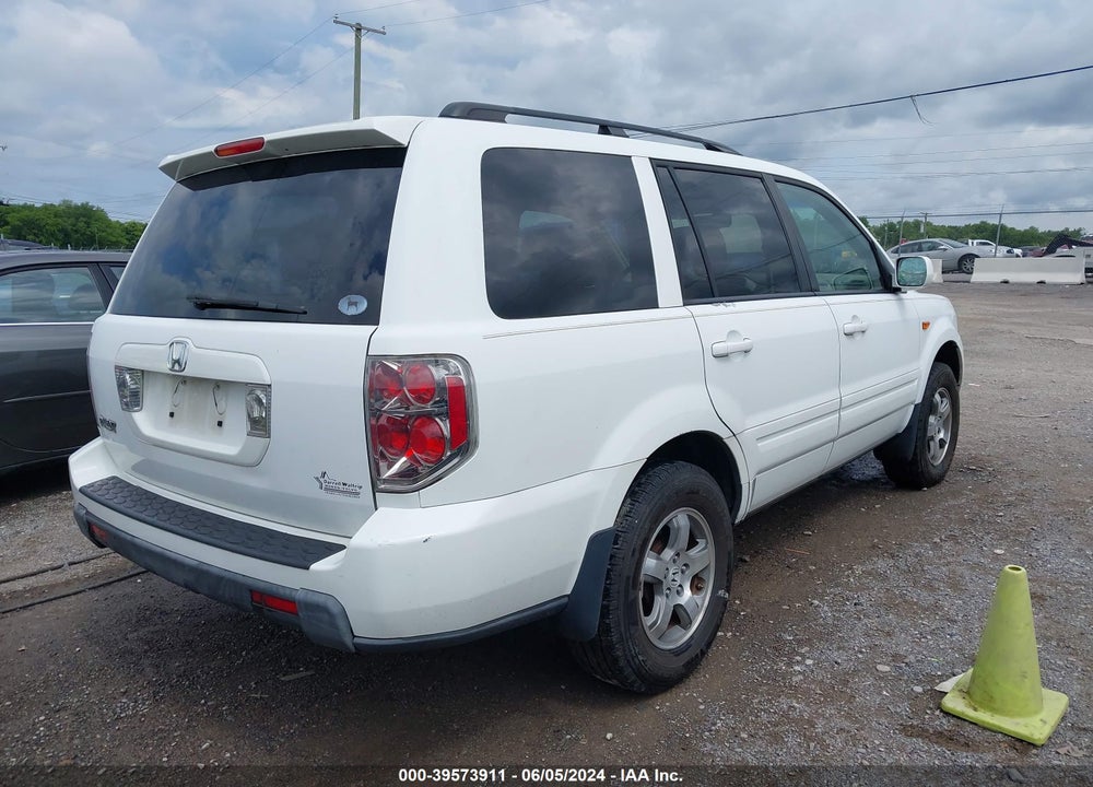 2008 HONDA PILOT EX-L VIN: 5FNYF28678B024234