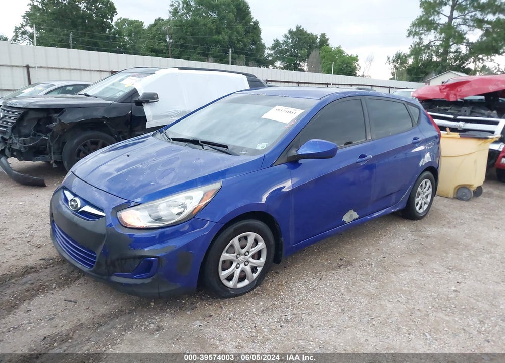 2013 HYUNDAI ACCENT GS VIN: KMHCT5AE9DU139923