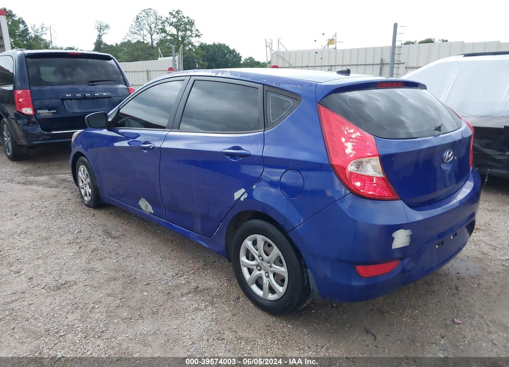 2013 HYUNDAI ACCENT GS VIN: KMHCT5AE9DU139923