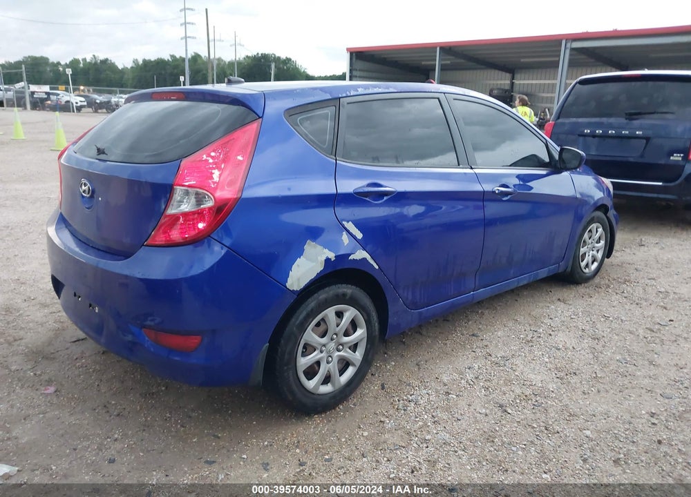 2013 HYUNDAI ACCENT GS VIN: KMHCT5AE9DU139923