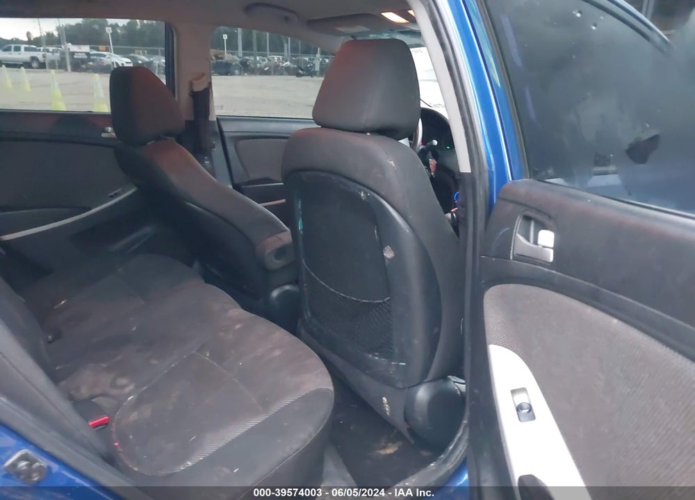 2013 HYUNDAI ACCENT GS VIN: KMHCT5AE9DU139923
