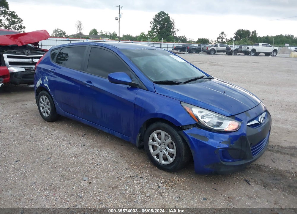 2013 HYUNDAI ACCENT GS VIN: KMHCT5AE9DU139923