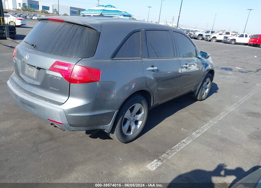 2008 ACURA MDX SPORT PACKAGE VIN: 2HNYD28858H538675