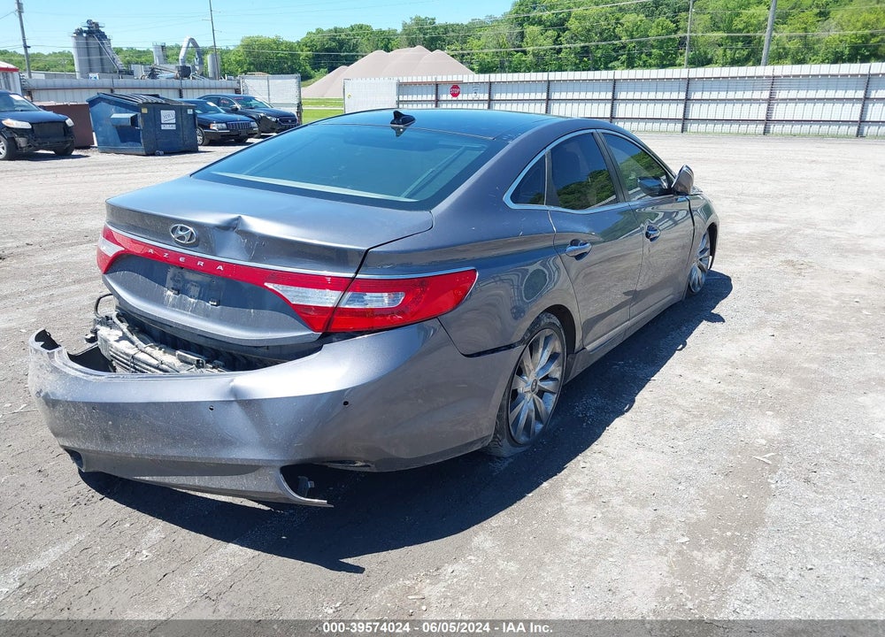 2013 HYUNDAI AZERA VIN: KMHFH4JG7DA226067