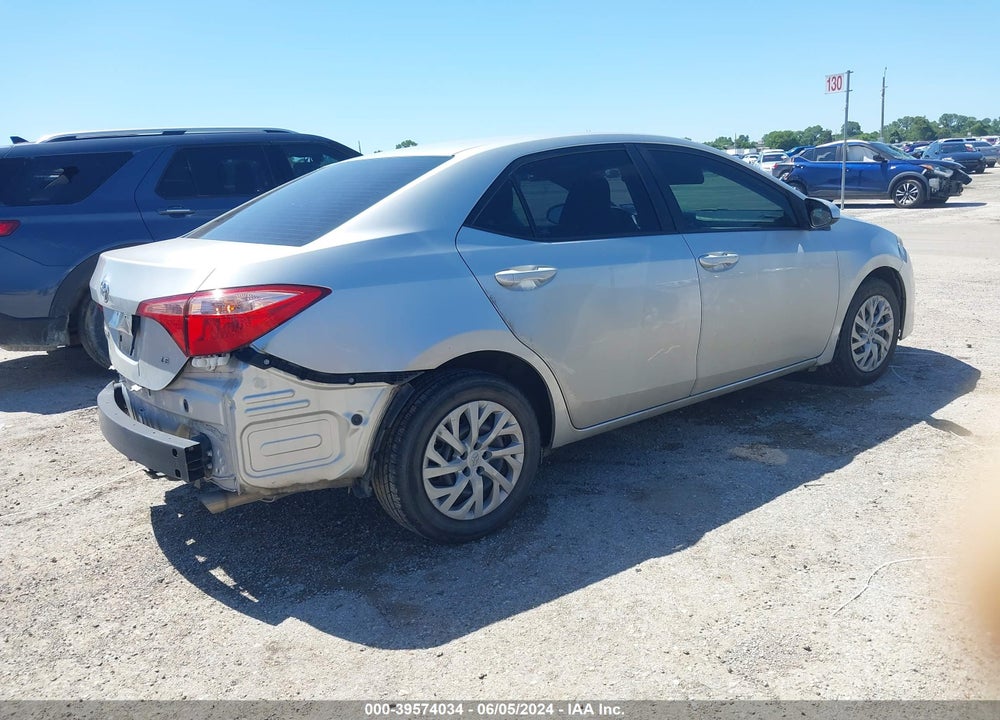 2019 TOYOTA COROLLA LE VIN: 5YFBURHE1KP857101