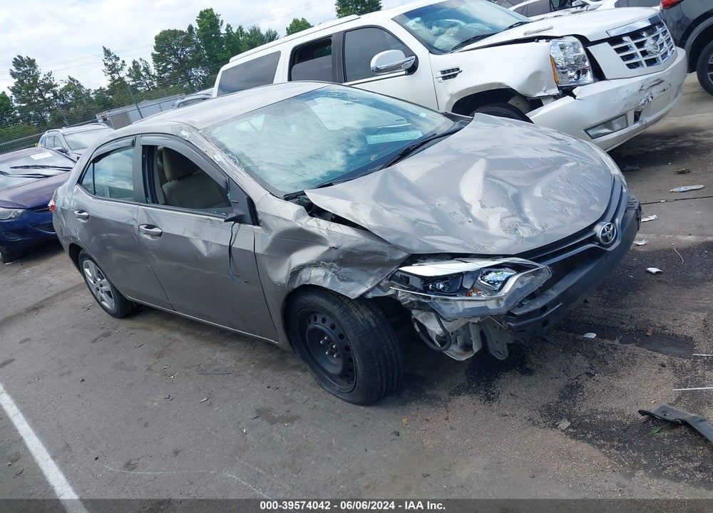 2016 TOYOTA COROLLA LE VIN: 2T1BURHE9GC505150